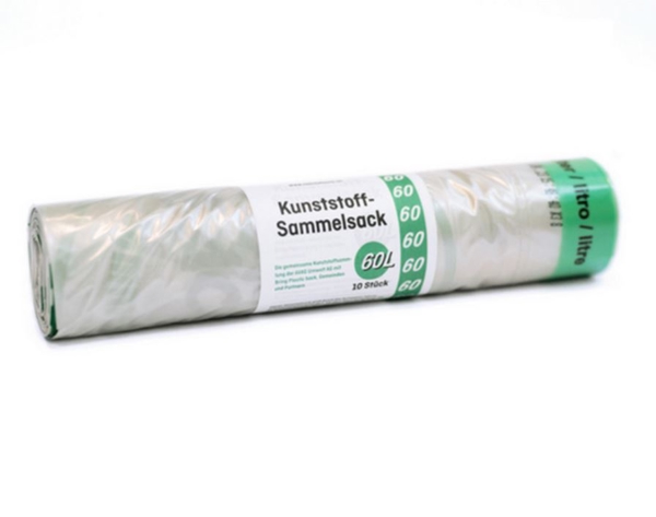 Sammelsäcke 60 l Bring Plastick back - Kanton Solothurn