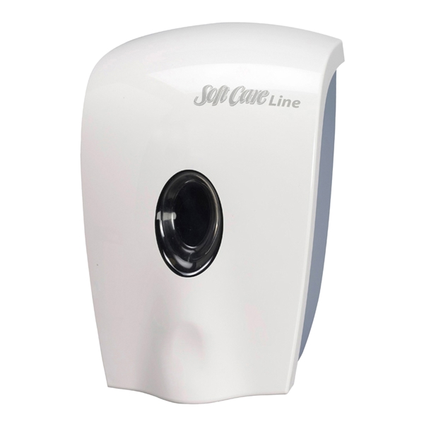 Soft Care Man Seifenspender ABS-Kunststoff, H: 225 B: 146 T: 83 mm, 1 ml pro Dosierung weiss - Webstar - Hygiene- und Verbrauchsartikel - Medizin- und Pflegeprodukte - Articles d’hygiène et consommables - Produits médicaux et de soins
