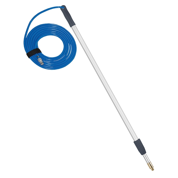 LEWI Teleskopstange für Wasser mit Schlauch