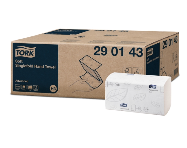 Handtuch Zickzack Tork Advanced weiss,H3, Recycling 22,6x23cm,2-lagig - Webstar - Hygiene- und Verbrauchsartikel - Medizin- und Pflegeprodukte - Articles d’hygiène et consommables - Produits médicaux et de soins