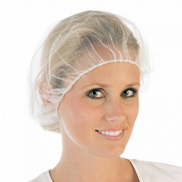 HYGOSTAR Rundhaube Honeycomb Nylon, Wabenstruktur weiss, Ø 53 cm - Webstar - Hygiene- und Verbrauchsartikel - Medizin- und Pflegeprodukte - Articles d’hygiène et consommables - Produits médicaux et de soins
