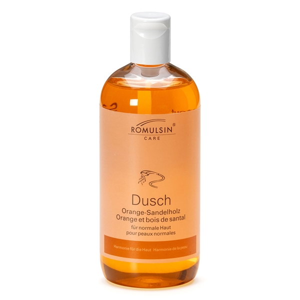 ROMULSIN Dusch Orange-Sandelholz 500ml - Webstar - Hygiene- und Verbrauchsartikel - Medizin- und Pflegeprodukte - Articles d’hygiène et consommables - Produits médicaux et de soins