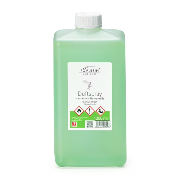 ROMULSIN Duftspray Hamamelis, Nachfüllflasche 1000ml - Webstar - Hygiene- und Verbrauchsartikel - Medizin- und Pflegeprodukte - Articles d’hygiène et consommables - Produits médicaux et de soins
