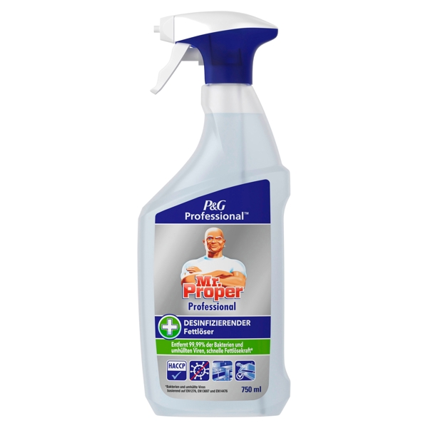Mr. Proper Professional desinfiszierender Fettlöser 2 in 1
