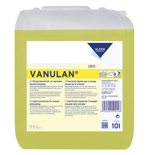 Kleen Purgatis VANULAN Handspülmittel