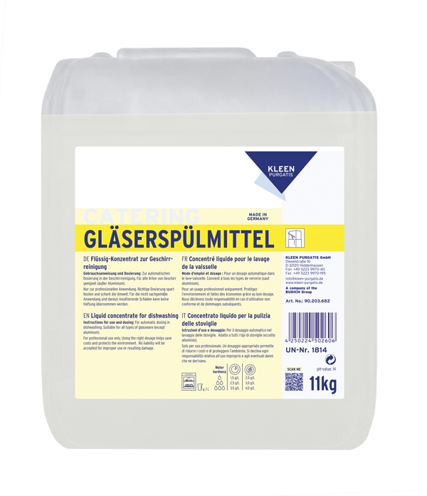 Kleen Purgatis PRESTAN Gläserspülmittel