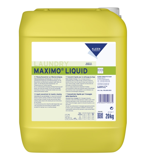 Kleen Purgatis MAXIMO LIQUID Alleinwaschmittel