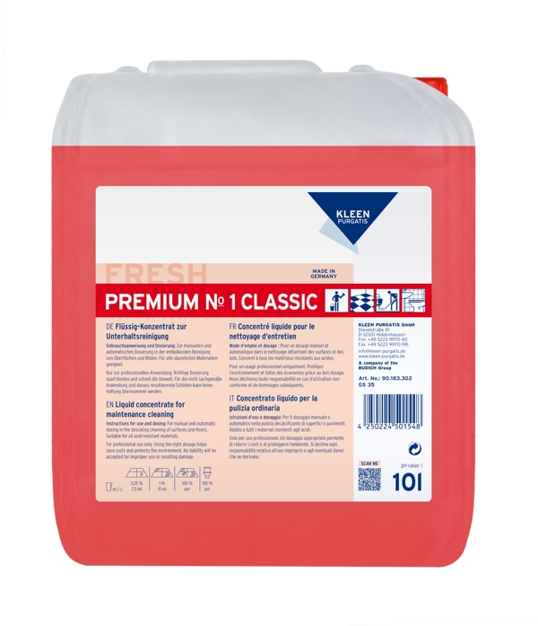 Kleen Purgatis PREMIUM NO.1 CLASSIC Sanitärunterhaltsreiniger