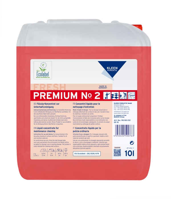 Kleen Purgatis PREMIUM NO.2 Sanitärunterhaltsreiniger