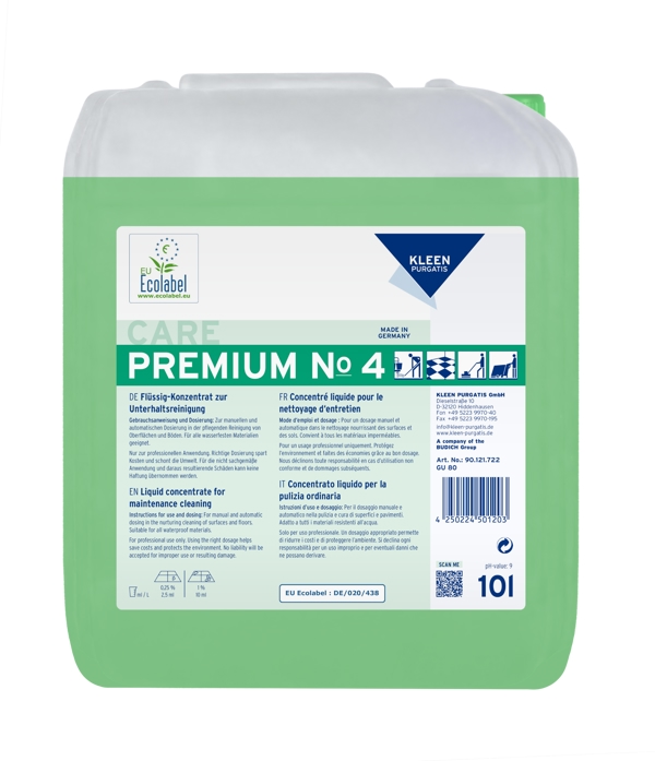Kleen Purgatis PREMIUM NO.4 Wischpflege