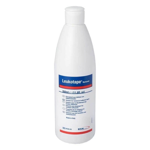 Zur sanften Entfernung von Klebeverbaänden (Leukotape)