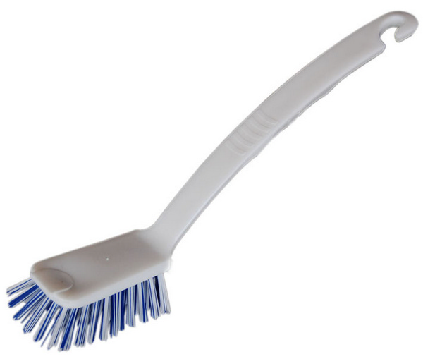 Abwaschbürste mit Schaber