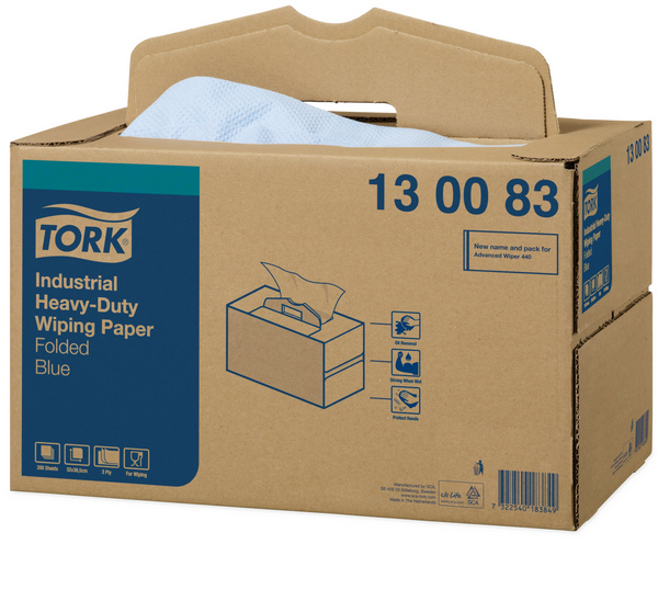 Tork Premium extra starke Industrie-Papierwischtücher - Einzeltücher Handy Box - W7 System