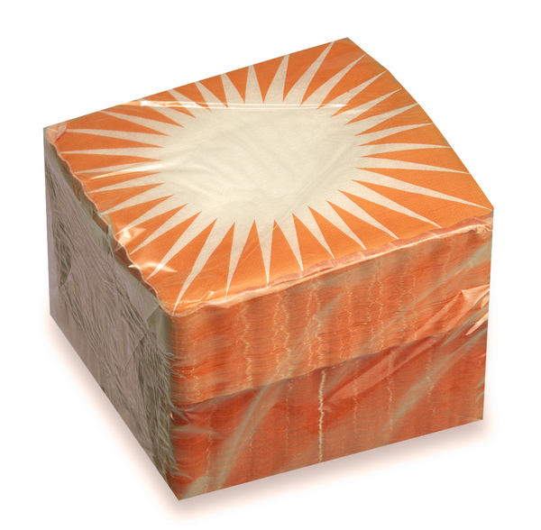 Tellerunterlagen quadratisch, 16×16cm, gezackter Rand, weiss, , Strahlen orange - Webstar - Hygiene- und Verbrauchsartikel - Medizin- und Pflegeprodukte - Kiosk- und Shopartikel - Fun Food Service - Schweiz - Articles d’hygiène et consommables - Produits médicaux et de soins - Produits de kiosque et de magasin - Fun Food Service - Suisse