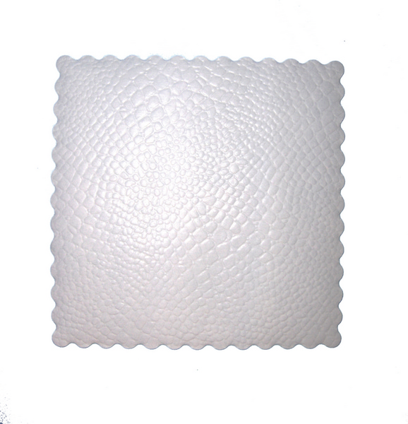 Tellerunterlagen - Kroko-Prägung