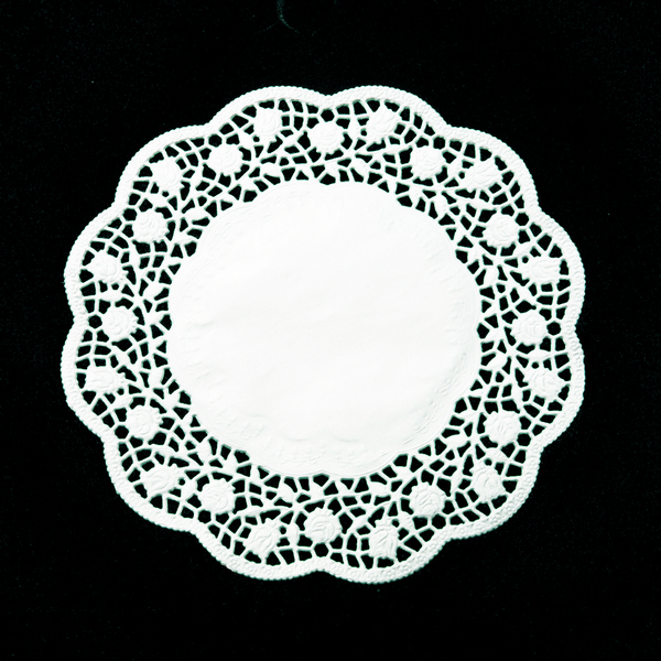 Spitzenpapier - Rosenmuster