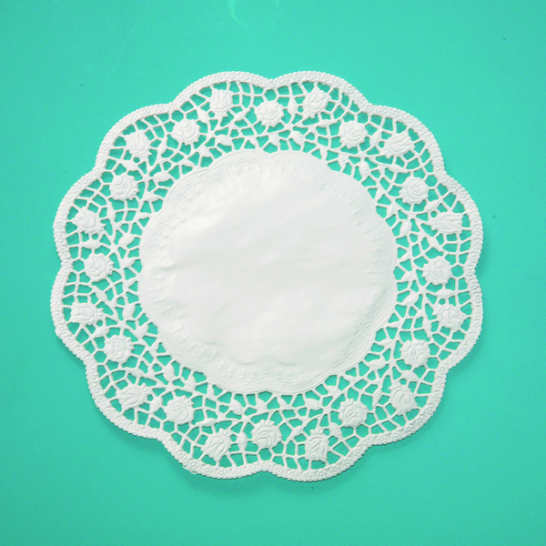 Spitzenpapier - Rosenmuster