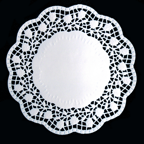 Spitzenpapier - Rosenmuster