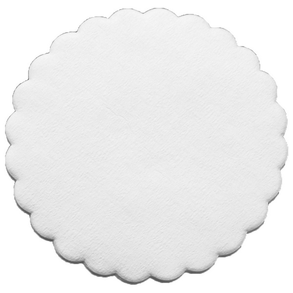 Papier Gläserunterlagen Ø 8,5 cm, rund, 1-lagig, weiss, Krepp-Prägung - Webstar - Hygiene- und Verbrauchsartikel - Medizin- und Pflegeprodukte - Kiosk- und Shopartikel - Fun Food Service - Schweiz - Articles d’hygiène et consommables - Produits médicaux et de soins - Produits de kiosque et de magasin - Fun Food Service - Suisse