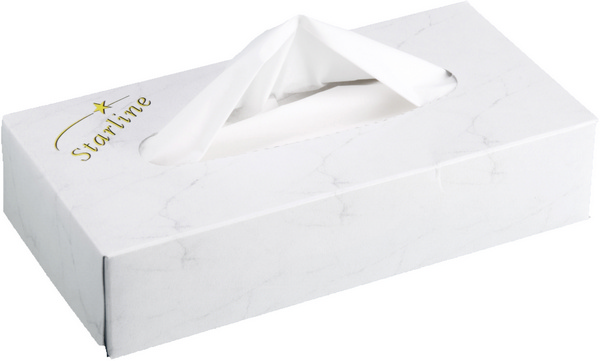 Starline Kosmetiktuch Zellstoff, 2-lagig, weiss, samtweich, Box à 100 Tücher, 20 × 21 cm, Schachtel marmoriert - Webstar - Hygiene- und Verbrauchsartikel - Medizin- und Pflegeprodukte - Kiosk- und Shopartikel - Fun Food Service - Schweiz - Articles d’hygiène et consommables - Produits médicaux et de soins - Produits de kiosque et de magasin - Fun Food Service - Suisse