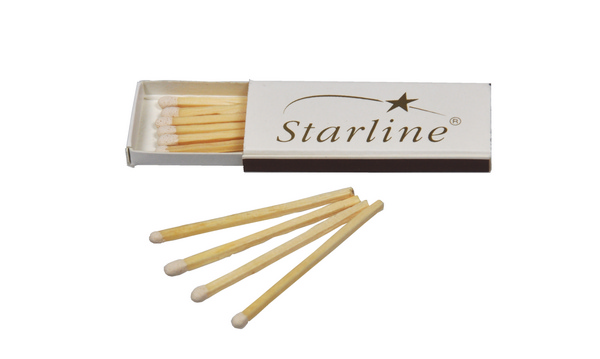Starline Zündhölzer weiss, Box à 11 Zündhölzer, 5,6 × 2,4 × 0,8 cm - Webstar - Hygiene- und Verbrauchsartikel - Medizin- und Pflegeprodukte - Kiosk- und Shopartikel - Fun Food Service - Schweiz - Articles d’hygiène et consommables - Produits médicaux et de soins - Produits de kiosque et de magasin - Fun Food Service - Suisse