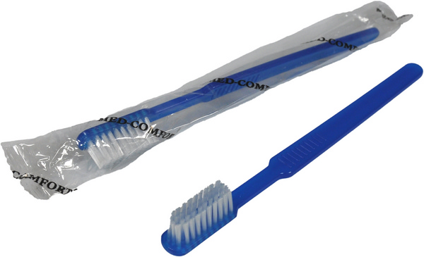 Zahnbürste mit Zahnpasta einzeln in Plastik verpackt - Webstar - Hygiene- und Verbrauchsartikel - Medizin- und Pflegeprodukte - Kiosk- und Shopartikel - Fun Food Service - Schweiz - Articles d’hygiène et consommables - Produits médicaux et de soins - Produits de kiosque et de magasin - Fun Food Service - Suisse