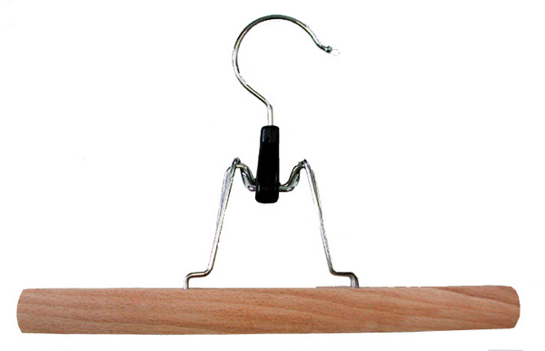 Hosenspanner Buchenholz, hell, Haken chrom, 25 cm - Webstar - Hygiene- und Verbrauchsartikel - Medizin- und Pflegeprodukte - Kiosk- und Shopartikel - Fun Food Service - Schweiz - Articles d’hygiène et consommables - Produits médicaux et de soins - Produits de kiosque et de magasin - Fun Food Service - Suisse