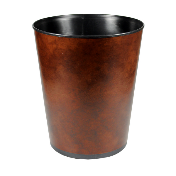 Papierkorb 12 Liter, 25 × 29 cm, Kunststoff, mit Vinylüberzug, braun - Webstar - Hygiene- und Verbrauchsartikel - Medizin- und Pflegeprodukte - Kiosk- und Shopartikel - Fun Food Service - Schweiz - Articles d’hygiène et consommables - Produits médicaux et de soins - Produits de kiosque et de magasin - Fun Food Service - Suisse