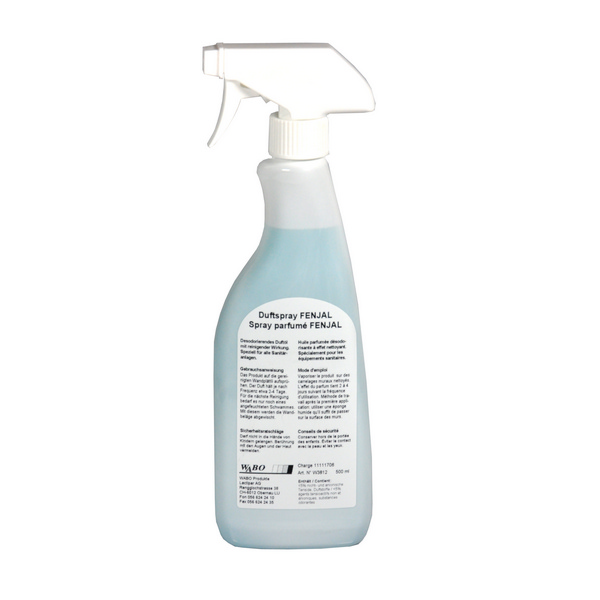 Fenjal WC-Deospray Blumenduft, hellblau, flüssig, pH: 7,5, 500 ml, gebrauchsfertig, mit Sprühkopf - Webstar - Hygiene- und Verbrauchsartikel - Medizin- und Pflegeprodukte - Kiosk- und Shopartikel - Fun Food Service - Schweiz - Articles d’hygiène et consommables - Produits médicaux et de soins - Produits de kiosque et de magasin - Fun Food Service - Suisse