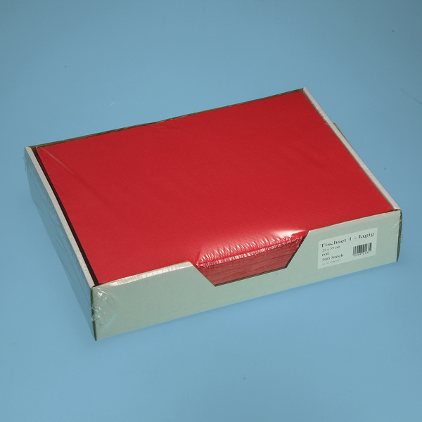 Starline Tischset 29 × 39 cm, 1-lagig, Shetland-Prägung, rot - Webstar - Hygiene- und Verbrauchsartikel - Medizin- und Pflegeprodukte - Kiosk- und Shopartikel - Fun Food Service - Schweiz - Articles d’hygiène et consommables - Produits médicaux et de soins - Produits de kiosque et de magasin - Fun Food Service - Suisse
