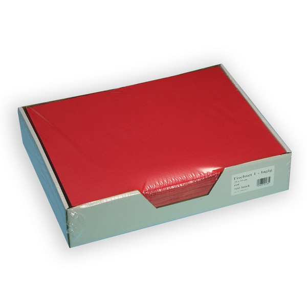 Starline Tischset 29 × 39 cm, 1-lagig, Shetland-Prägung, rot - Webstar - Hygiene- und Verbrauchsartikel - Medizin- und Pflegeprodukte - Kiosk- und Shopartikel - Fun Food Service - Schweiz - Articles d’hygiène et consommables - Produits médicaux et de soins - Produits de kiosque et de magasin - Fun Food Service - Suisse