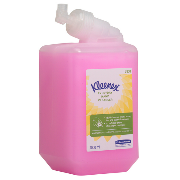 Kimberly-Clark Kleenex Flüssigseife parfümiert, rosa, 1 Liter - Webstar - Hygiene- und Verbrauchsartikel - Medizin- und Pflegeprodukte - Kiosk- und Shopartikel - Fun Food Service - Schweiz - Articles d’hygiène et consommables - Produits médicaux et de soins - Produits de kiosque et de magasin - Fun Food Service - Suisse