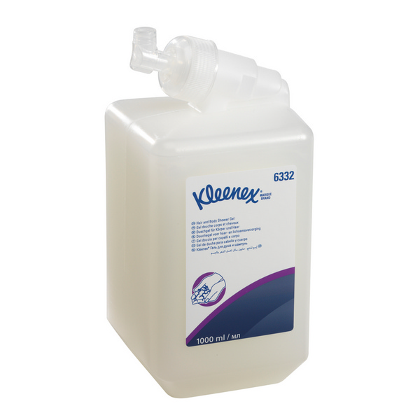 Kimberly-Clark Kleenex Haar- & Körpershampoo parfümiert, weiss, 1 Liter - Webstar - Hygiene- und Verbrauchsartikel - Medizin- und Pflegeprodukte - Kiosk- und Shopartikel - Fun Food Service - Schweiz - Articles d’hygiène et consommables - Produits médicaux et de soins - Produits de kiosque et de magasin - Fun Food Service - Suisse