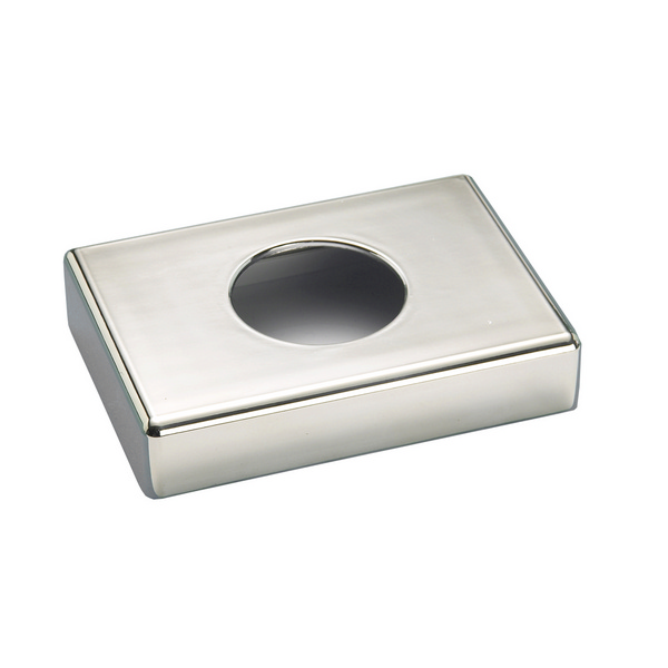 Hygienebeutelspender "Le Prestige" Kunststoff, 10 × 14 × 2,7 cm, mit Doppelklebeband, chrom - Webstar - Hygiene- und Verbrauchsartikel - Medizin- und Pflegeprodukte - Kiosk- und Shopartikel - Fun Food Service - Schweiz - Articles d’hygiène et consommables - Produits médicaux et de soins - Produits de kiosque et de magasin - Fun Food Service - Suisse