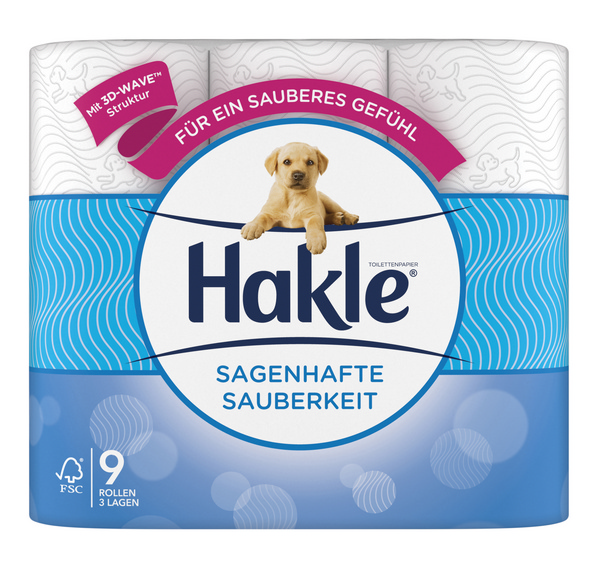 Hakle Klassische Sauberkeit Toilettenpapier Kleinrollen