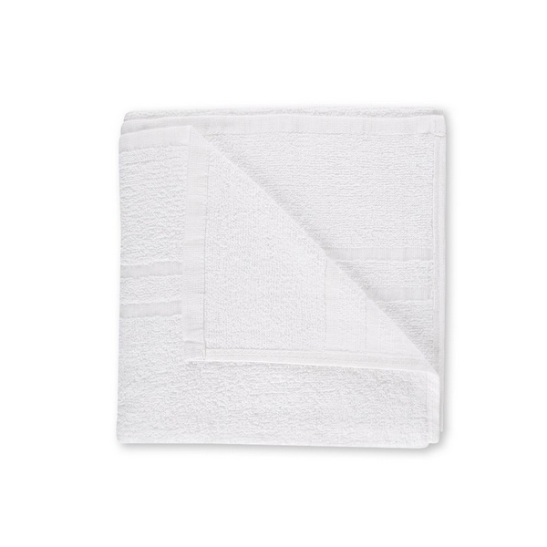 Handtuch Badet. 100% Baumwolle weiss