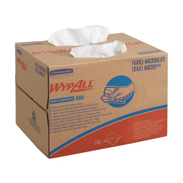 Kimberly-Clark Reinigungstücher Brag Box Wypall X60