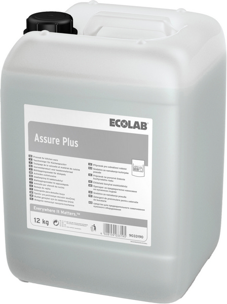 Assure Plus Tauchreiniger geruchlos, farblos, flüssig, pH: 12 - 14, 12 kg, Konzentrat - Webstar - Hygiene- und Verbrauchsartikel - Medizin- und Pflegeprodukte - Kiosk- und Shopartikel - Fun Food Service - Schweiz - Articles d’hygiène et consommables - Produits médicaux et de soins - Produits de kiosque et de magasin - Fun Food Service - Suisse