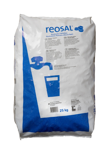Reosal Regeneriersalz weiss, Tabs, 25 kg, gebrauchsfertig - Webstar - Hygiene- und Verbrauchsartikel - Medizin- und Pflegeprodukte - Kiosk- und Shopartikel - Fun Food Service - Schweiz - Articles d’hygiène et consommables - Produits médicaux et de soins - Produits de kiosque et de magasin - Fun Food Service - Suisse