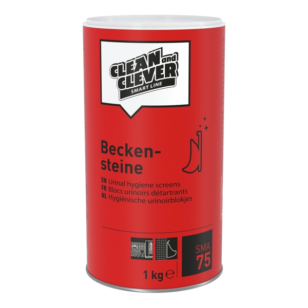 CLEAN and CLEVER Beckensteine SMA 75 fruchtiger Duft, hellgrün, fest, 1 kg, ca. 32 Steine - Webstar - Hygiene- und Verbrauchsartikel - Medizin- und Pflegeprodukte - Kiosk- und Shopartikel - Fun Food Service - Schweiz - Articles d’hygiène et consommables - Produits médicaux et de soins - Produits de kiosque et de magasin - Fun Food Service - Suisse