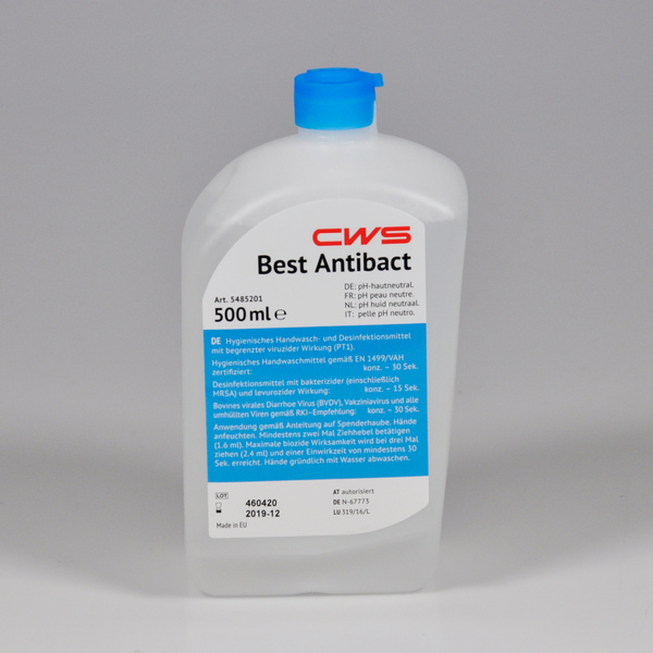 CWS Best Antibact Seifenkonzentrat und Desinfektionsmittel