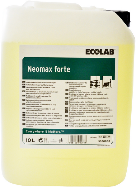 Neomax forte Automatenreiniger Zitrusduft, hellgelb, flüssig, pH: 11,6 - 12,4, 10 Liter, Konzentrat - Webstar - Hygiene- und Verbrauchsartikel - Medizin- und Pflegeprodukte - Kiosk- und Shopartikel - Fun Food Service - Schweiz - Articles d’hygiène et consommables - Produits médicaux et de soins - Produits de kiosque et de magasin - Fun Food Service - Suisse