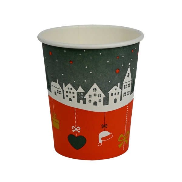 Kartonbecher Weihnachten