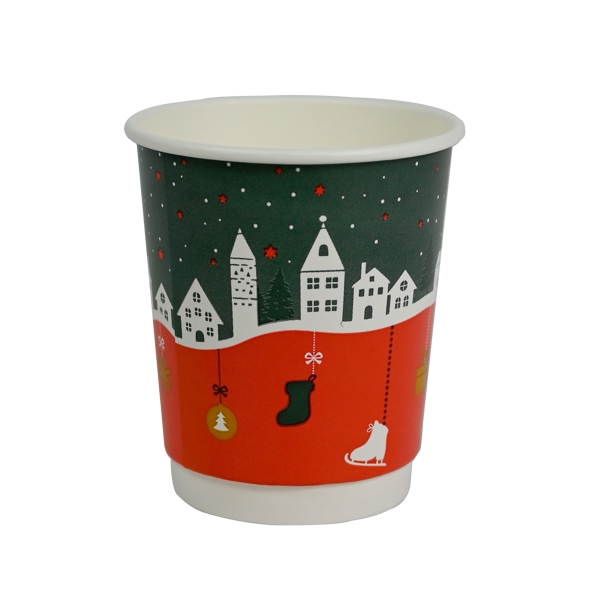 Kartonbecher Weihnachten