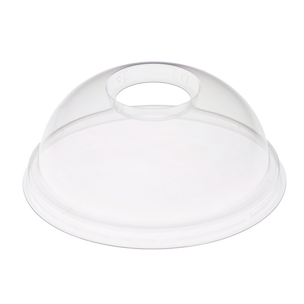 Domdeckel mit Trinkloch PLA, transparent, Ø 95 mm - Webstar - Hygiene- und Verbrauchsartikel - Medizin- und Pflegeprodukte - Kiosk- und Shopartikel - Fun Food Service - Schweiz - Articles d’hygiène et consommables - Produits médicaux et de soins - Produits de kiosque et de magasin - Fun Food Service - Suisse