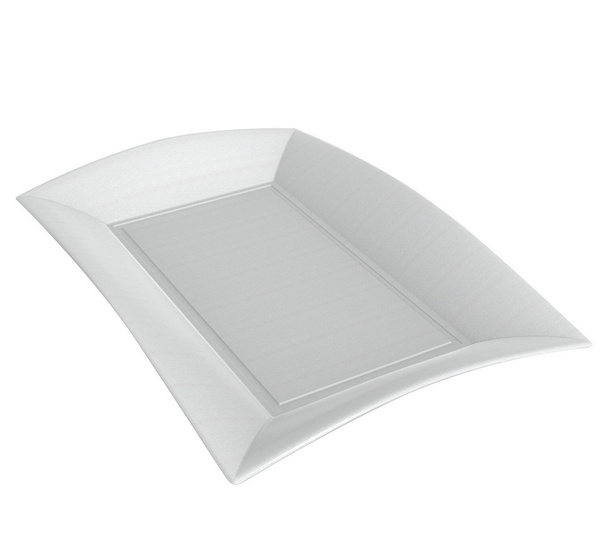 Teller rechteckig Cellulose, weiss, 280 × 190 mm - Webstar - Hygiene- und Verbrauchsartikel - Medizin- und Pflegeprodukte - Kiosk- und Shopartikel - Fun Food Service - Schweiz - Articles d’hygiène et consommables - Produits médicaux et de soins - Produits de kiosque et de magasin - Fun Food Service - Suisse