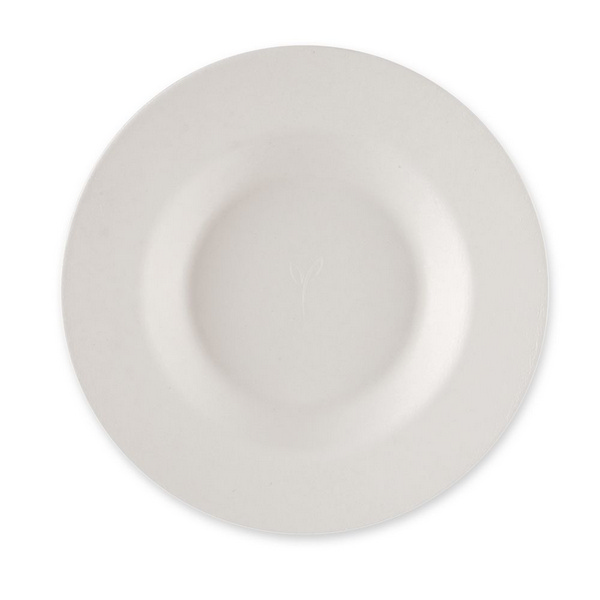 Suppenteller Bagasse, weiss, kompostierbar, Ø 230 × 40 mm - Webstar - Hygiene- und Verbrauchsartikel - Medizin- und Pflegeprodukte - Kiosk- und Shopartikel - Fun Food Service - Schweiz - Articles d’hygiène et consommables - Produits médicaux et de soins - Produits de kiosque et de magasin - Fun Food Service - Suisse