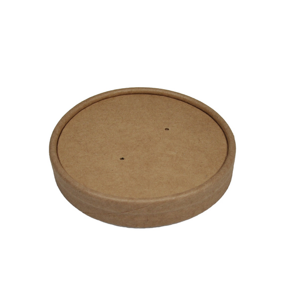 Flachdeckel mit Dampfloch für Suppenbecher