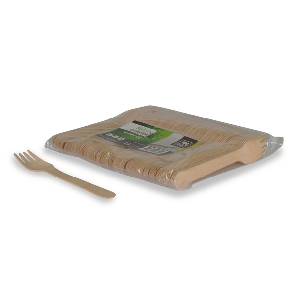 Gabel FSC®-Holz, braun, 165 mm - Webstar - Hygiene- und Verbrauchsartikel - Medizin- und Pflegeprodukte - Kiosk- und Shopartikel - Fun Food Service - Schweiz - Articles d’hygiène et consommables - Produits médicaux et de soins - Produits de kiosque et de magasin - Fun Food Service - Suisse