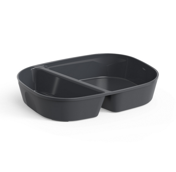 Mehrweg Menubox PP, schiefergrau, unzerbrechlich, 236 × 181 × 47 mm, 2-geteilt - Webstar - Hygiene- und Verbrauchsartikel - Medizin- und Pflegeprodukte - Kiosk- und Shopartikel - Fun Food Service - Schweiz - Articles d’hygiène et consommables - Produits médicaux et de soins - Produits de kiosque et de magasin - Fun Food Service - Suisse
